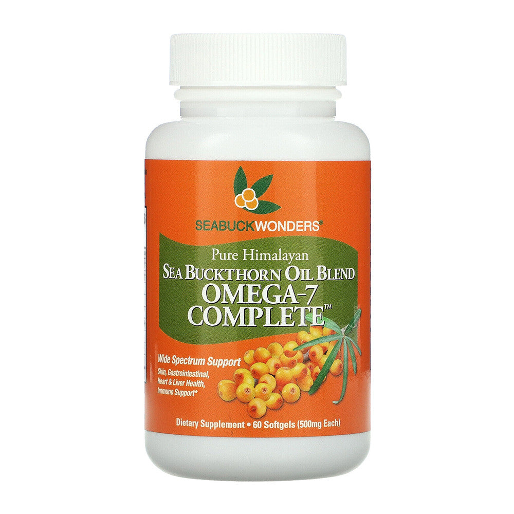 Sea Buckthorn Wonders Sea Buck Omega 7 Complete, 60 Ct